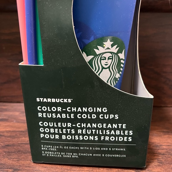 NEW Starbucks Color Changing Cold Cups Tumblers with lids Original 2020 - Picture 2 of 3